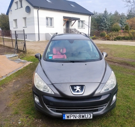 Peugeot 308 cena 8700 przebieg: 220000, rok produkcji 2008 z Nasielsk małe 46